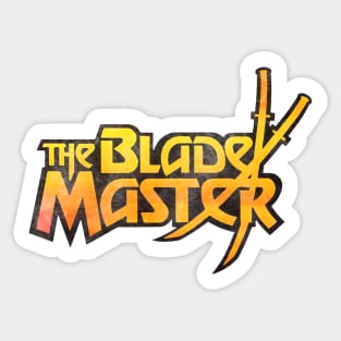 Blade Master Vintage Action Hero Movie Sticker